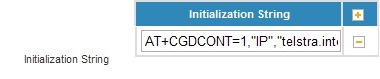 Cyberoam WWAN initialization strings